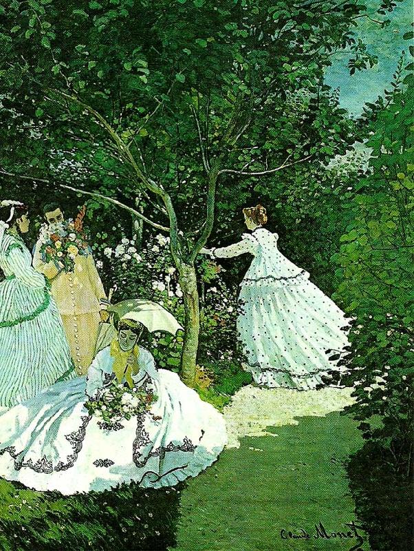 Claude Lorrain women in a garden Germany oil painting art